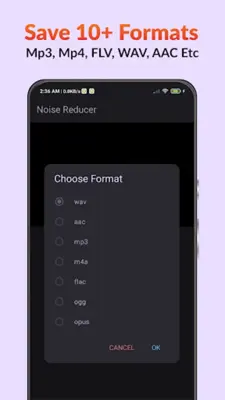 Audio Video Noise Reducer - AI android App screenshot 1